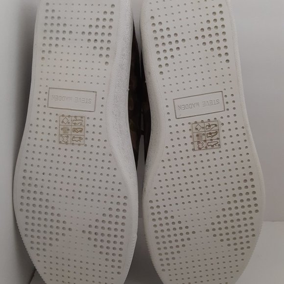 Steve Madden Men's Suede P-Afalfa 905 Camo Print Sneaker US 10 Comfy Casual Shoe - Picture 9 of 10